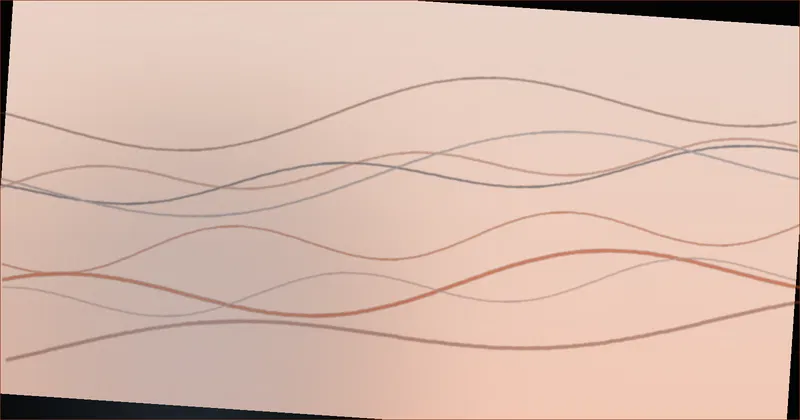wave pattern illustration for a goal setting article