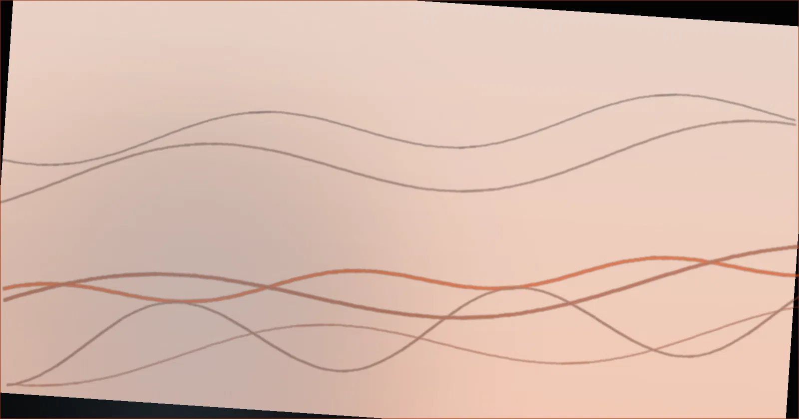 wave pattern illustration for a productivity timing article