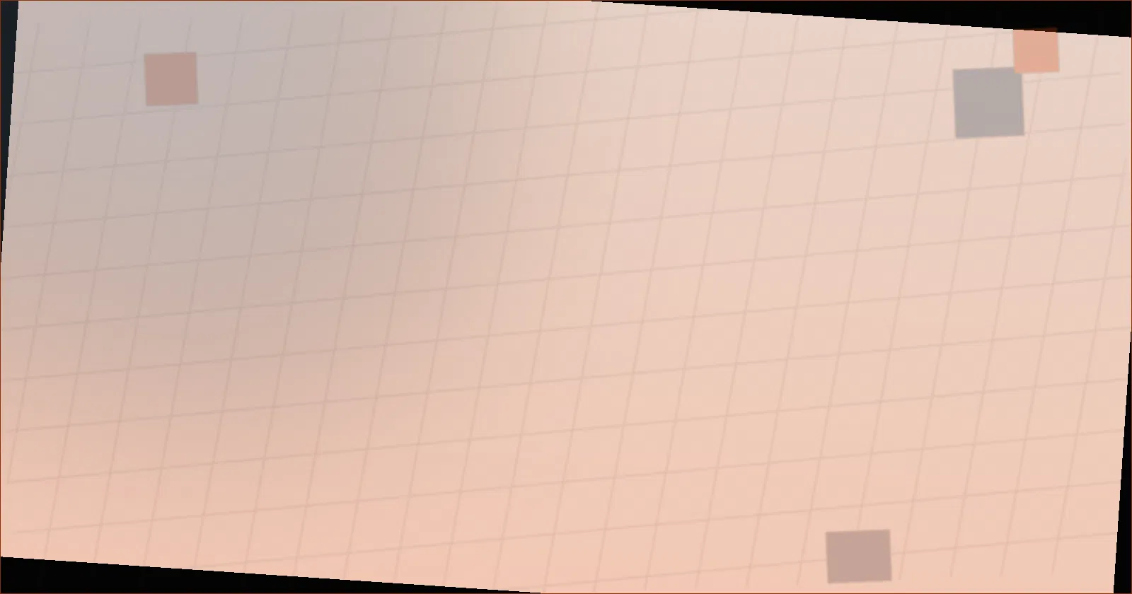 An open sandbox game world at the horizon with a single player deciding where to go